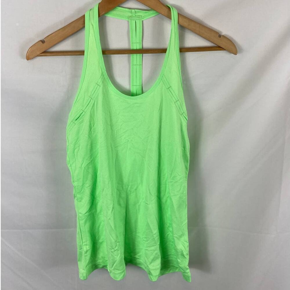 Lorna Jane Racerback Bright Green Tank Size XS